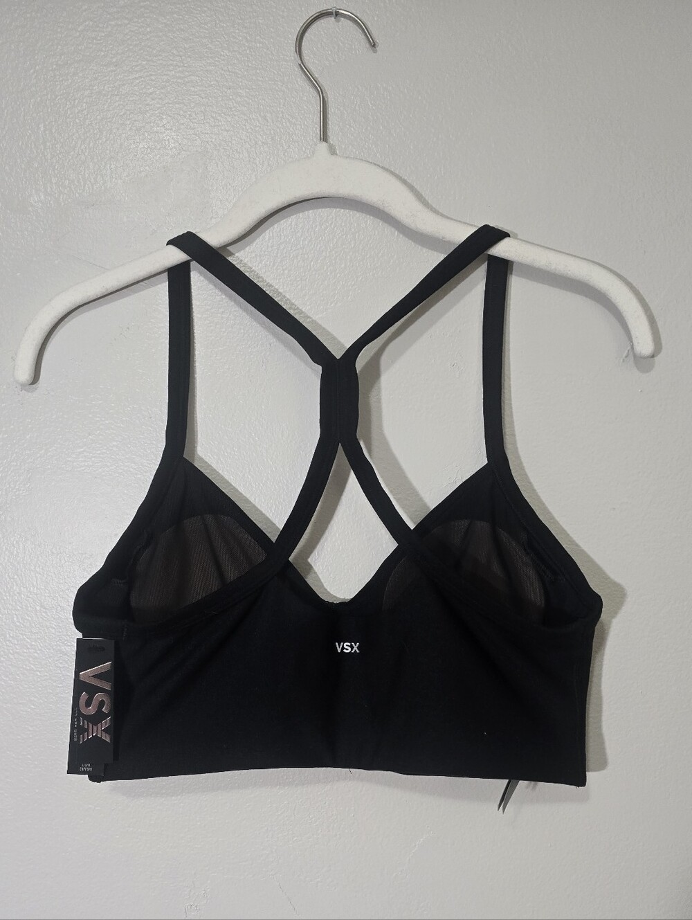 VSX Black Cross-Back Sports Bralette - New W/ Tags - Picture 8 of 8